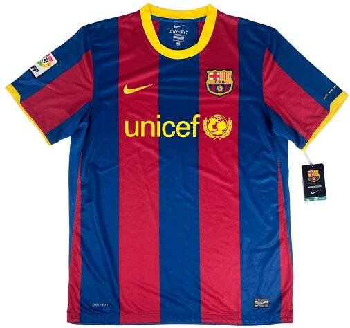 New Barcelona FC 2010/11 Nike Home Shirt L