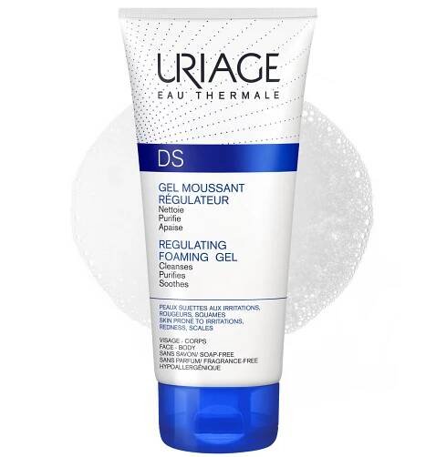 DS - Gel Moussant Régulateur, Cleansing Gel 150 ml - Uriage | MyOrigines Parapharmacy Produit 