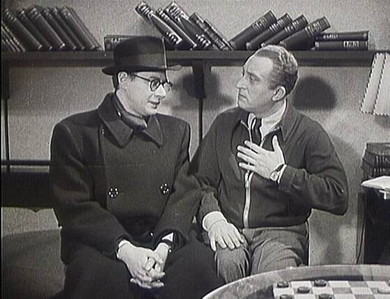 Oldrich Nový and Ladislav Pesek in Roztomilý clovek (1941)
