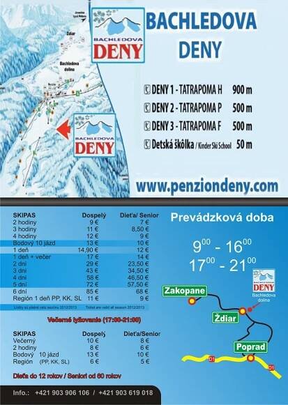Penzión DENY - Bachledová dolina, Žďiar ::