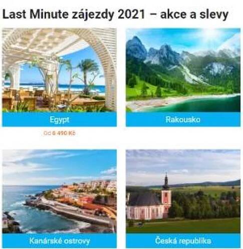 invia last minute zájezdy