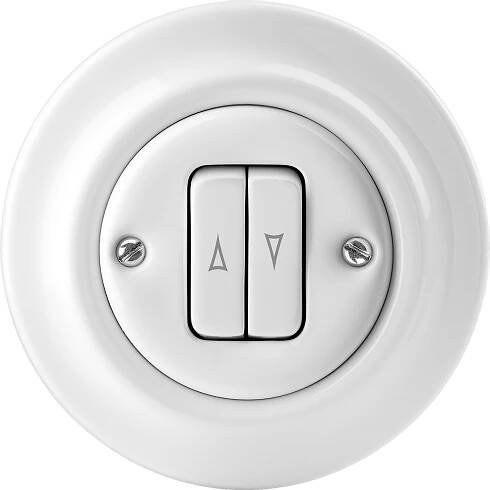 Porcelánové vypínače ABB Decento
