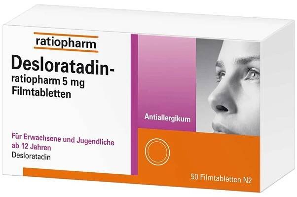 DESLORATADIN-ratiopharm 5 mg Filmtabletten