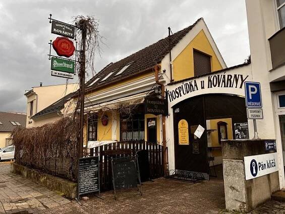Hospůdka U Kovárny ve Zlíně, březen 2025.
