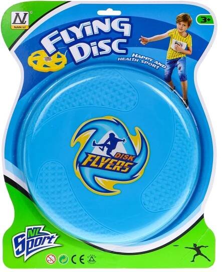 Létající disk "Frisbee" - sportovní hračka pro děti a dospělé - modrý
