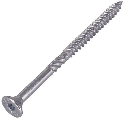 HPM TEC RAPI-TEC 2010 5,0x80/47+R - stavební vrut do dřeva, polozávit, pozink, zápustná hlava, TORX T25