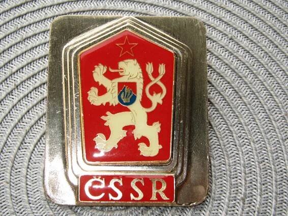 Starý odznak-označení - ČSSR se státním znakem-SNB, VB, ČSLA? od 1,-