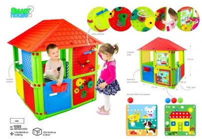 Domeček Smart s truhlíkem | Bambule Království hraček