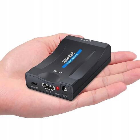 ADAPTÉR PŘEVODNÍKU HDMI PRO SCART ADAPTÉR SIGNÁLU EUROKONEKTOR AV EURO FHD Stav balení originální
