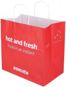 Zomato paper bags
