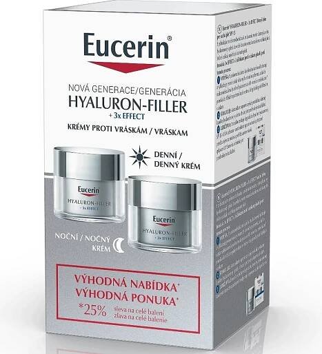 Eucerin Hyaluron Filler denní+noční krém 2 x 50 ml dárková sada