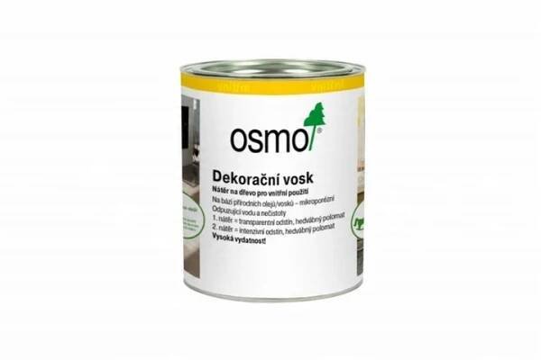 OSMO - 3101 Dekorační vosk bezbarvý 0,375L