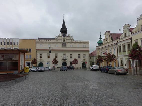 Havlickuv Brod, Rathaus am Marktplatz Havlickovo Namesti (28.05.2019 ...