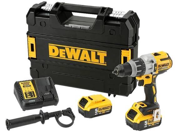 DeWALT DCD996P2 Aku příklepová vrtačka XRP (95Nm/18V/2x5,0Ah) kufr Tstak