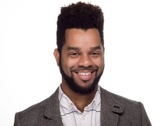 professional headshot photograph with white background by brandon jackson 
