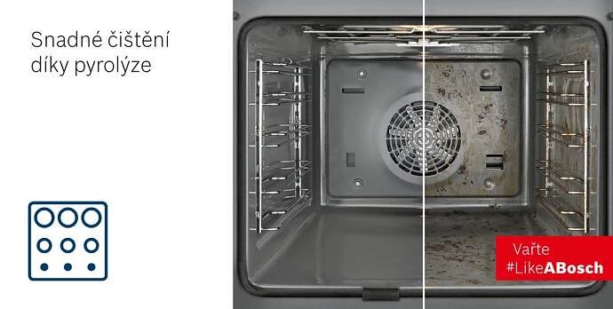 Trouba Bosch Serie 6 HRG578BB7 pyrolýza černá | DATART