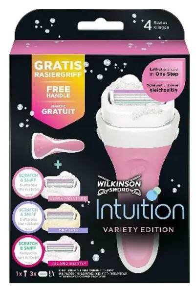 Wilkinson Sword Intuition Variety Edition 3ks holicí hlavice