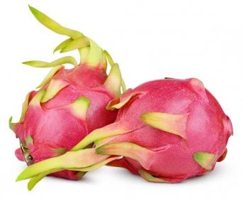 Dračí ovoce nebo pitaya izolovaných na bílém pozadí s ořezovou cestou — Stock obrázek