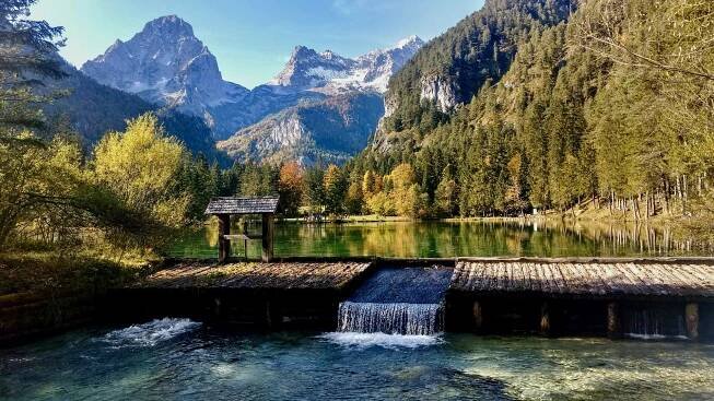 Schiederweiher na podzim