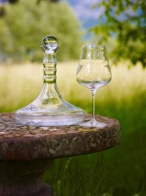 Sklenice na víno 0,5 l - s kvetem zivota | Revitalizační Karafy a sklenice, NaturesDesign - Květ života, Revitalizace vody