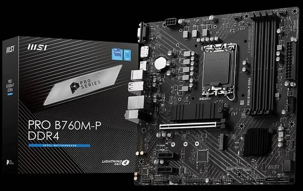 MSI PRO B760M-P DDR4/LGA 1700/mATX | vmSHOP.cz 