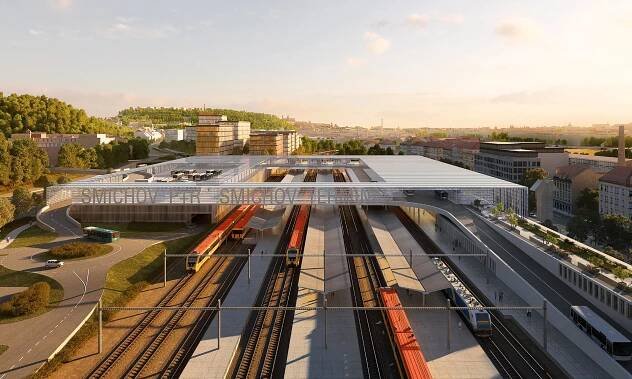 V Praze na Smíchově vznikne nový terminál propojující všechny typy dopravy – DesignMag.cz