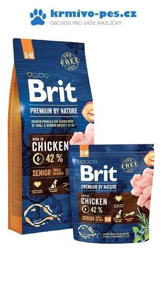 Brit Premium Dog by Nature Senior S+M 1kg