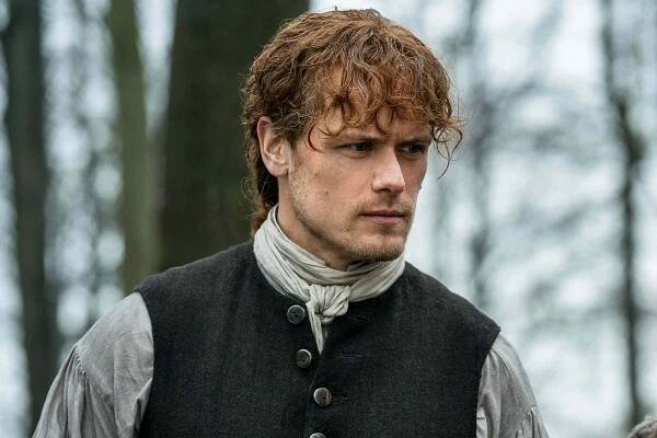 Sam Heughan on Outlander