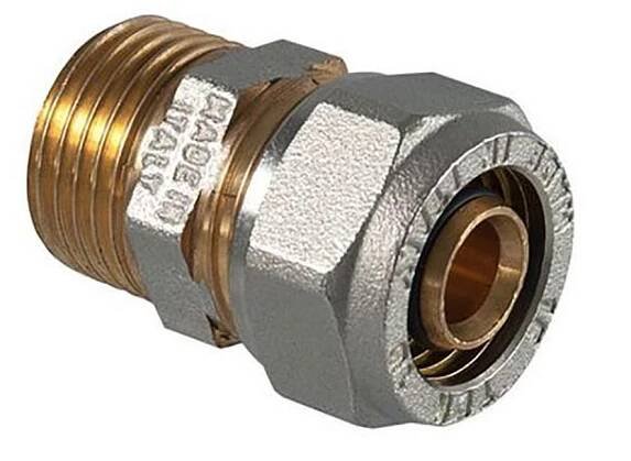 TDM svěrné šroubení na PEX/AL/PEX přechod vnější - 1/2" x 16 mm 5010301216