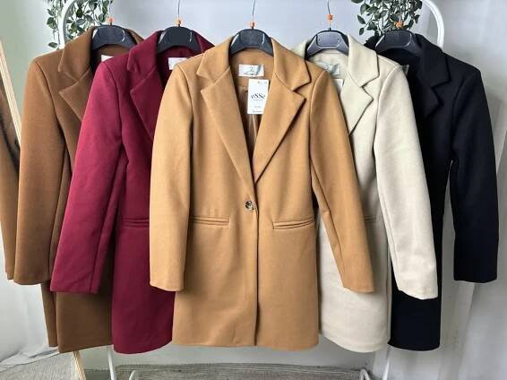 Kabát zimní dlouhý rukáv dámský (S/M/L ONE SIZE) ITALSKÁ MÓDA IMPLP2473300125