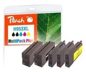 Peach HP 953XL, MultiPack Plus, 2x59, 3x27 ml - CMYK (319958)