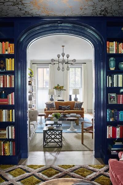 Cobble Hill Italianate, No. 1 Library Doorway