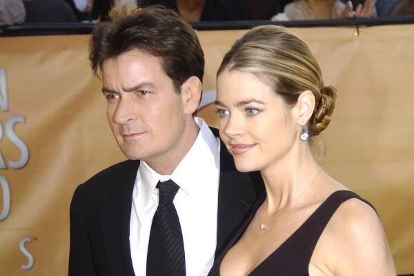 Charlie Sheen and Denise Richards