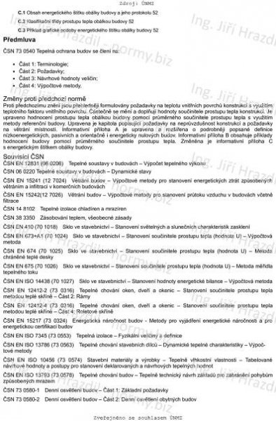 ČSN 73 0540-2 (730540) - Tepelná ochrana budov - Část 2: Požadavky - říjen 2011 - Technické normy - Ing. Jiří Hrazdil