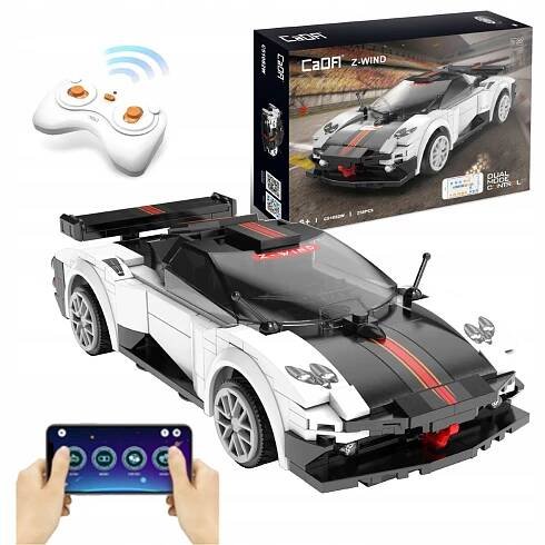STAVEBNICE CADA AUTO Z-WIND RC 258 DÍLŮ OVLÁDÁNÍ TELEFONEM