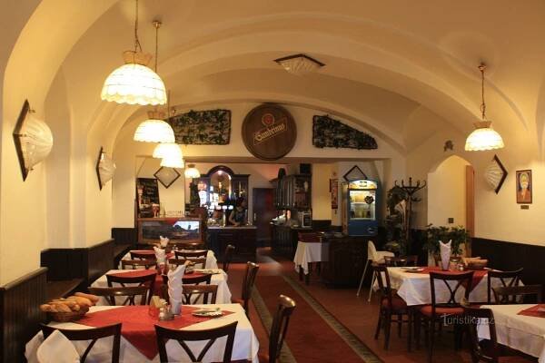 Interiér restaurace