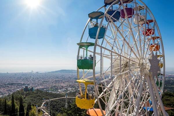 Parc d'atraccions Tibidabo Parque de atracciones Tibidabo Tibidabo Amusement Park Barcelona