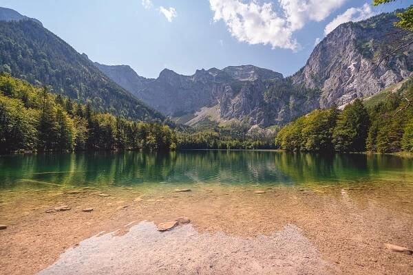 Rakousko se psem - Jezera Vorderer Langbathsee a Hinterer Langbathsee - Výlet - Rakousko se psem - Solná Komora - Greenmind.cz - Cestování se psem