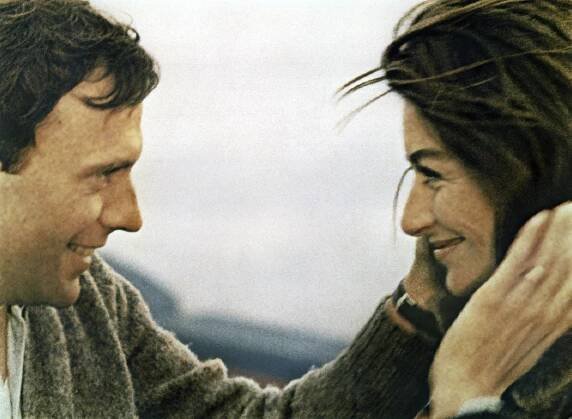 Muž a žena - Z filmu - Jean-Louis Trintignant, Anouk Aimée
