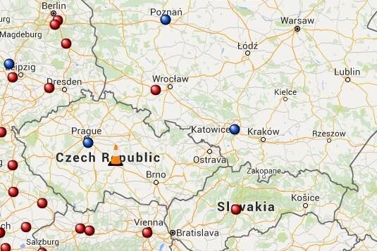 V Polsku otevřena první nabíječka Tesla Supercharger