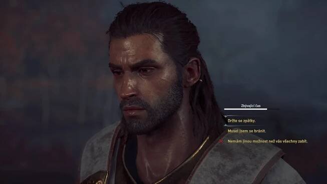 Assassin’s Creed Odyssey: Hunted; gameplay: rozhovor