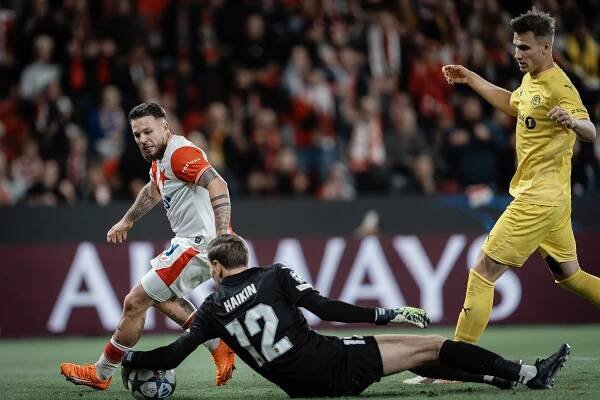 Slavia - Bodö/Glimt 2:2, strhující bitva, hosté smazali manko a v závěru srovnali