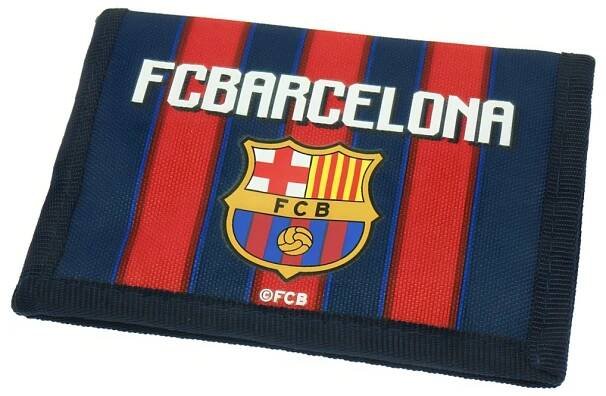 Peněženka FC Barcelona, barevný znak, 12 x 9 cm - Fotbalfans.cz