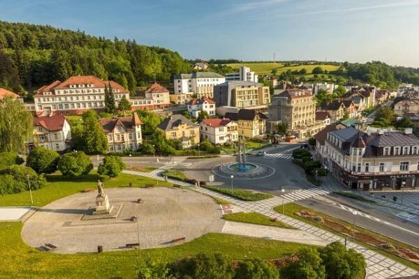 pohled na Luhaočovice