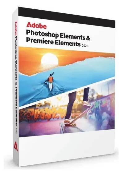 Adobe Photoshop/Premiere Elements 2025 WIN/MAC CZ, ESD, licence na 3 roky