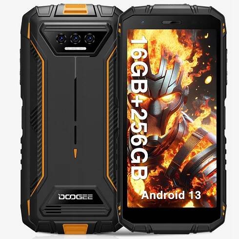 DooGee S41Max Smartphone 16GB/256GB Android 13 HD+ 6300mAh SIM OTG NFC WIFI