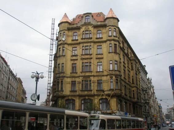 Vodičkova – Praha 1 (2008) – krov, krytiny