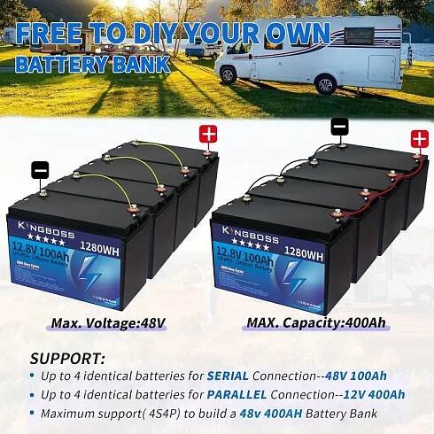 12 8v 100ah lifepo4 battery built in 100a bms   lithium iron phosphate cells max 1280wh lithium iron phosphate battery with up to 15000 cycles 10 years   for   solar energy off grid trolling motor Product details 5
