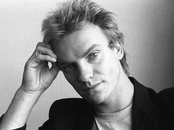 CANADA - NOVEMBER 16:  DANFORT MUSIC HALL  Photo of POLICE and STING, Sting, posed, backstage  (Photo by Peter Noble/Redferns)