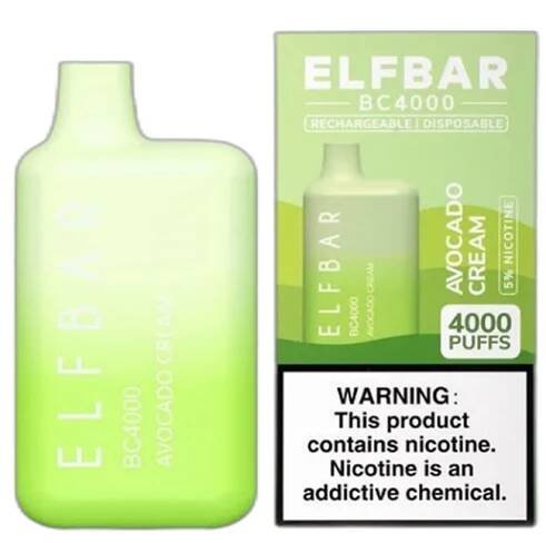 ELF BAR BC4000 Disposable Avocado Cream 4000 trekjes